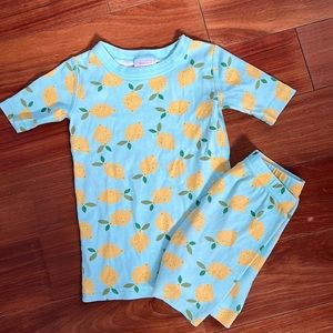 Hanna Andersson Short John Lemon Pajamas- 6/120 | Hanna Andersson Lemon